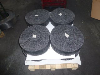 pytlový úvazek - černě žíhaný - balení po cca 6500 ks (cca 10 kg)